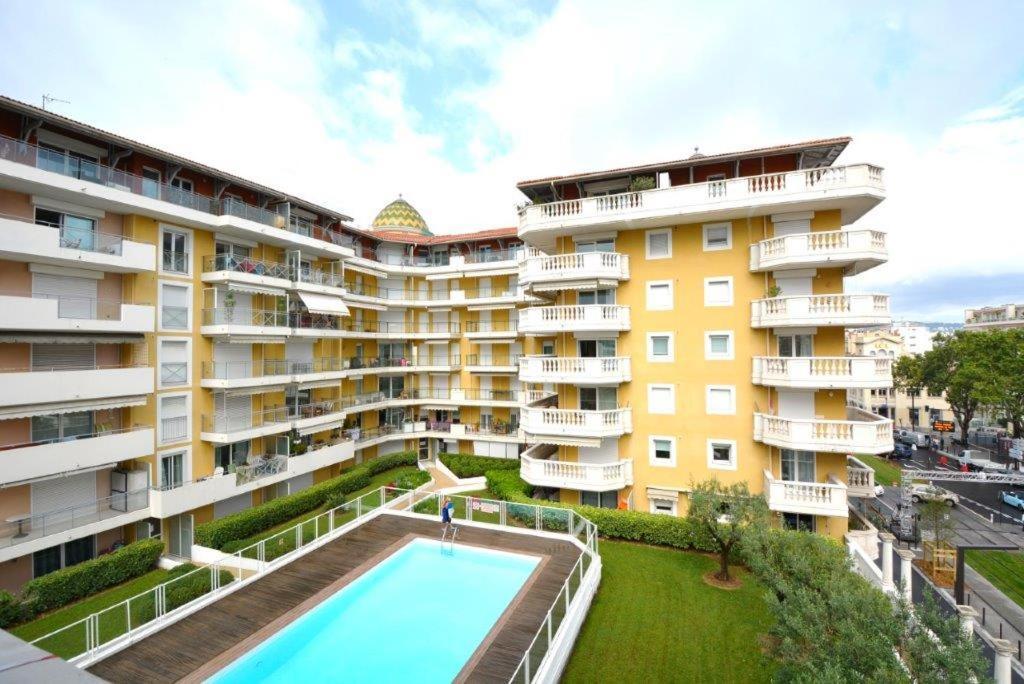 Palais Des Domes Piscine Et Parking Apartman Nizza Kültér fotó